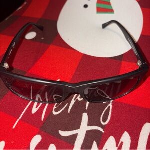 Harley Davidson Polarized Black Rectangular Sunglasses